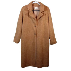 MARINE LAYER Teddy Coat Camel size Large